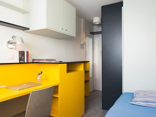 Chambre "confort" à la Cité'U Patton